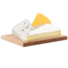 Voordeelpunt brie, viking blue of Saint Paulin